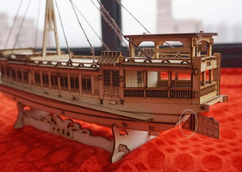 Деревянные комплекты моделей кораблей Китай парусная лодка династия Сонг яхта Древняя модель корабля Z002