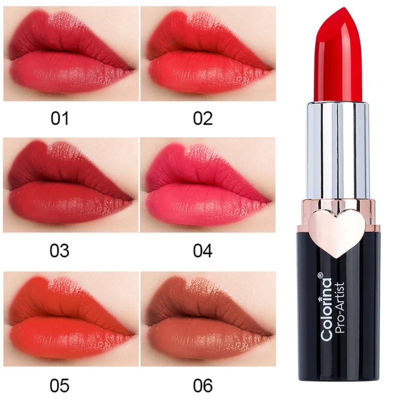 1PC Professional Lipstick Matte Cosmetic Set Waterproof High Quality Long Lasting Nourish Lips Makeup Easy To Wear 1PC Professional Lipstick Matte Cosmetic Set Waterproof High Quality Long Lasting Nourish Lips Makeup Easy To Wear