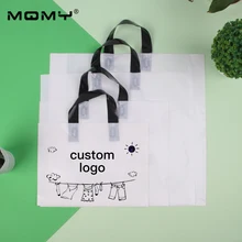 30x38+ 8 см Высокое качество Custom Shopping Candy одежда печати биоразлагаемые футболка упаковочный пластиковый пакет с ручкой