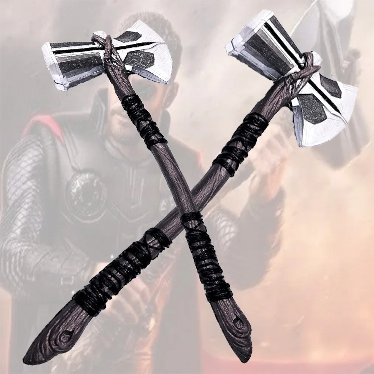 Goedkoop 73cm Cosplay Wapens 11 Thor Bijl Hamer Marvel Movie Rollenspel Wapen Veiligheid PU Thor Thunder Stormbreaker Figuur Model speelgoed