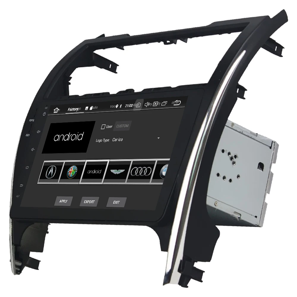 Discount 10.1" IPS Octa Core 4G Android 8.1 4GB RAM 64GB ROM Car DVD Multimedia Player Radio Stereo Head Unit For Toyota Camry 2012-2017 2