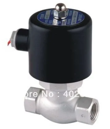 

2pcs/lots Free shipping US-15 two way, stainless steel, PTFE seal, 2L170-15S, 12VDC,24VDC,110VAC,220VAC option solenoid valve