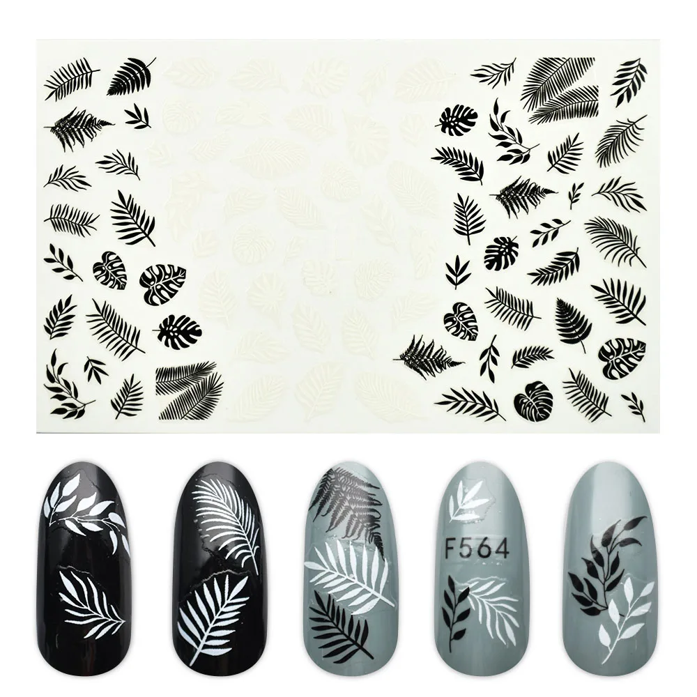 1 лист, стикеры 3D на ногти Nail Art, наклейки с русскими буквами, летние фламинго, наклейки, слайдер, сделай сам, украшения для ногтей ZJT4030