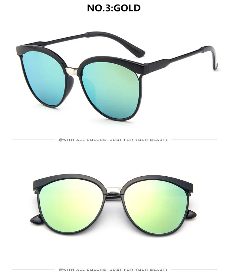 Новинка, винтажные женские солнцезащитные очки кошачий глаз, модные, брендовые, дизайнерские, зеркальные, кошачий глаз, солнцезащитные очки для женщин, Оттенки UV400