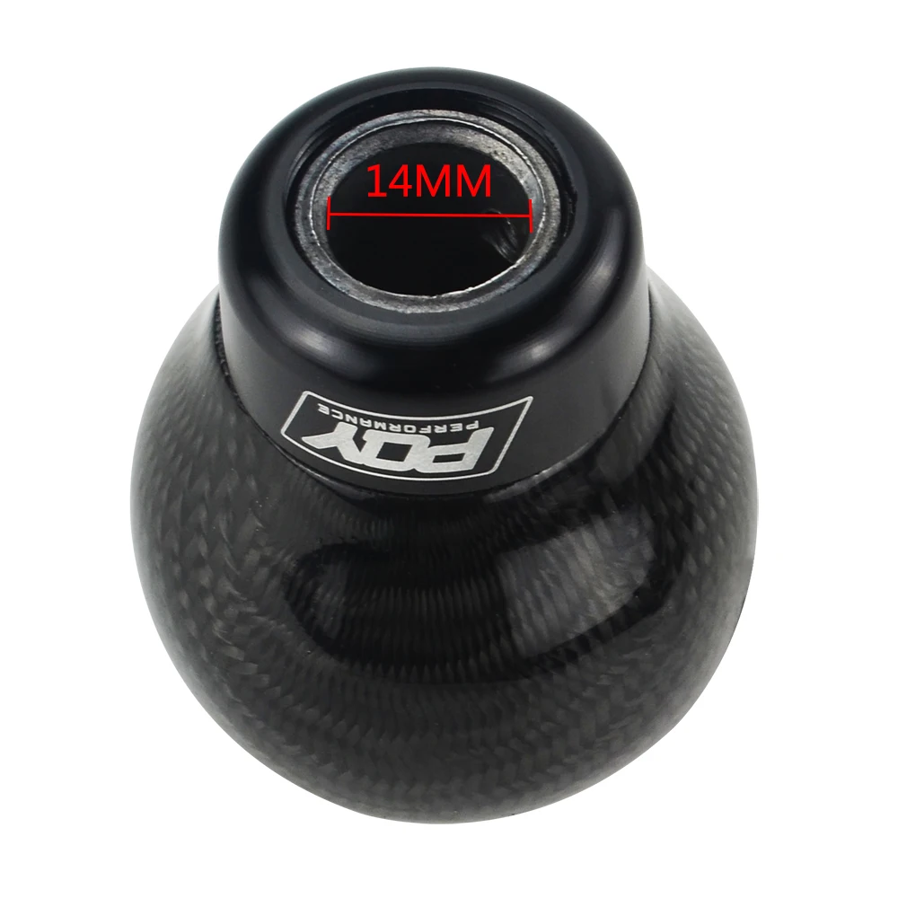 Ручка переключения передач из углеродного волокна с наклейкой PQY|gear knob manual|aluminium
