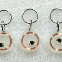 Процессор карты прозрачной эпоксидной цепочка для ключей Фудань FM1208-10 брелков