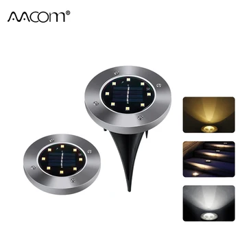 

LED Solar Charge Lamp Buried Floor Underground light IP65 Waterproof Outdoor Garden Landscape Stair Path Decor Solar Lighting