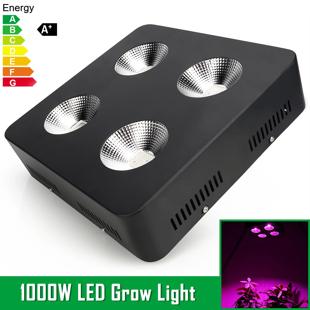 1000 Вт интегрированный COB Led Grow завод свет полный спектр для расти палатка садовые растения veges и гидропоники индикатор системы светать