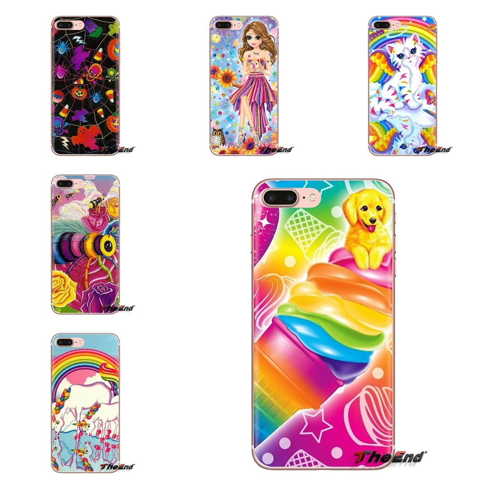 

For Huawei Mate Honor 4C 5C 5X 6X 7 7A 7C 8 9 10 8C 8X 20 Lite Pro Rainbow Lisa Frank tiger horse dog Cat Silicone Phone Housing