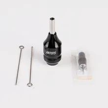 Художественные татуировки ручка 5 цветов выбрать 30 мм Премиум насадки для тату с бесплатной иглой бар PTM4603