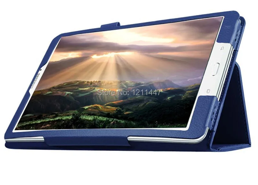 Чехол для samsung Galaxy Tab E 9,6 T560 T561 тонкий складывающийся Чехол-книжка чехол-подставка из искусственной кожи чехол для samsung Tab E T560+ пленка+ ручка+ otg