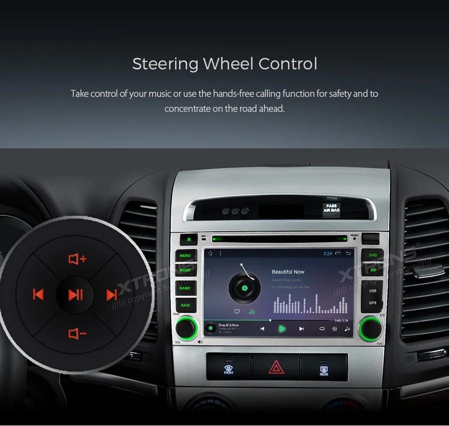 Discount 6.2" Android 8.1 Oreo OS Car DVD Multimedia Navigation GPS Radio for Hyundai Santa Fe II 2006 2007 2008 2009 2010 2011 2012 (CM) 15
