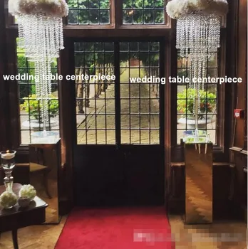 

no the stand including )gold metal candle holder candle stand wedding centerpiece event road lead flower vase