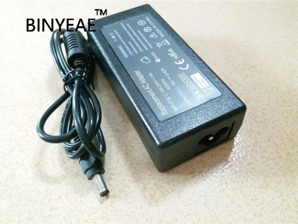 19 V 3.42A 65 Вт Универсальный адаптер переменного тока в постоянный ток адаптер Батарея Зарядное устройство для Asus N10J N20A ноутбук с бесплатной доставкой