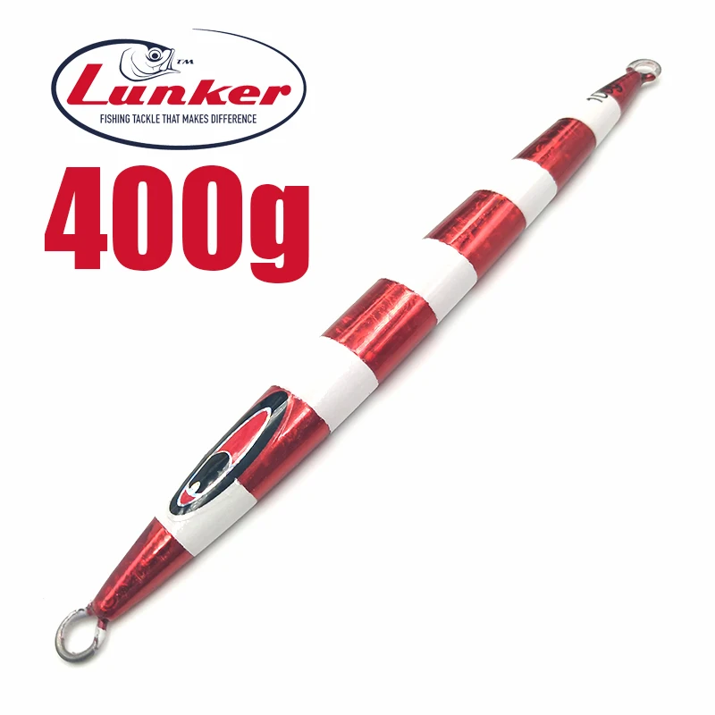 

Lunker Vertical Jigging 400g Deep Liner Jig Fishing Lure Pike Fishing Lures Metal Jig Saltwater Fishing Tackle Jigs