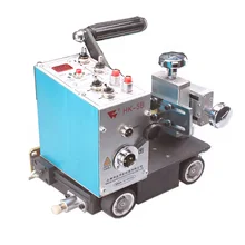 Автоматическая сварочная машина Автоматическая Сварка филе машина филе сварочный аппарат 24 В приводной двигатель проволока режущая линия сварочные инструменты HK-5B