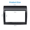 Seicane Best UV Black 2Din Car Radio Fascia for 2011 FIAT DUCATO Dash Mount Kit Adapter DVD Frame Frame Panel Car Fitting kit ► Photo 3/6