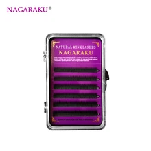 NAGARAKU Eyebrow Extension 0.10 Thickness J Curl 5mm 6mm 7mm Black Color Semi-permanent bottom Flase Eyelashes