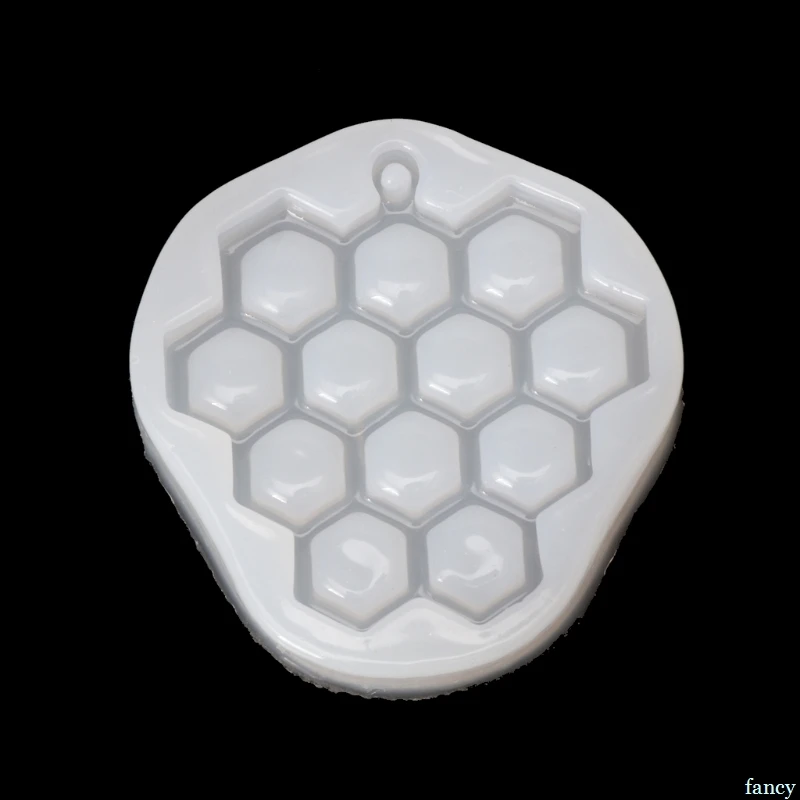 

Bee Honeycomb Liquid Silicone Mold DIY Resin Grape Jewelry Making Pendant Mould
