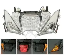 Motorcycle LED Rear Brake Tail Light Turn Signals Integrated For Yamaha TMAX 500 2008-2011 Motorcycle LED Rear Brake Tail Light Turn Signals Integrated For Yamaha TMAX 500 2008-2011