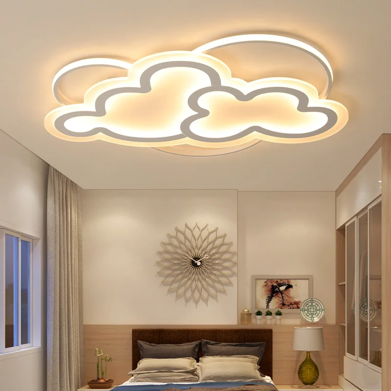 

Creative modern led chandelier living room bedroom dining room children's room acrylic interior home ceiling chandelier lighting