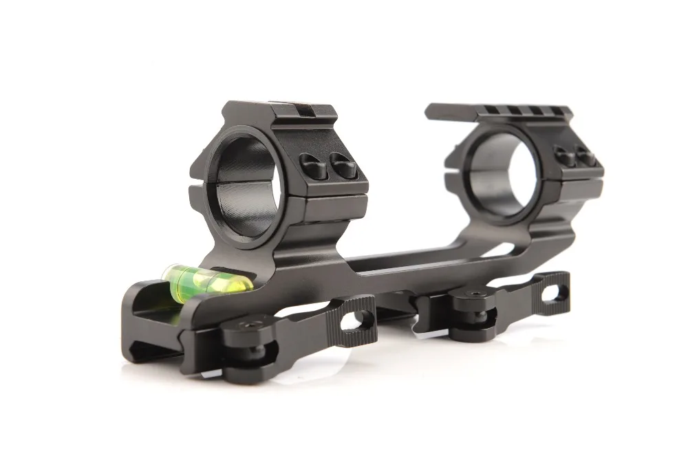 Base de Montagem com Espírito Acessório para a Caça Picatinny Trilho Âmbito Anel qd Buble Nível Arma 30mm - 25.4mm 2 Acessórios e suporte de extensão