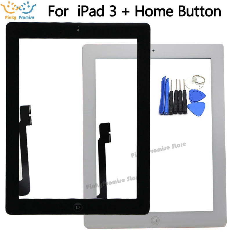 Tablet Touch Screen For Ipad 3 Ipad3 A1416 A1430 A1403 Digitizer Glass