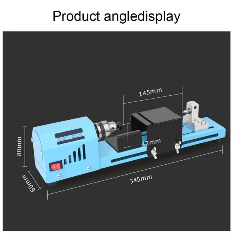 DIY Beads Lathe Grinding Polisher Electric Wood Polishing Beading Machine Woodworking Buddha Pearl Lathe Machinery 150W