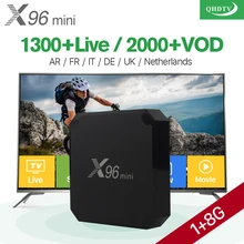 X96 mini Android 7.1 Smart IP TV Box 4K Quad Core QHDTV Europe Set Top Box X96mini IPTV Belgium Dutch French Arabic IPTV Top Box