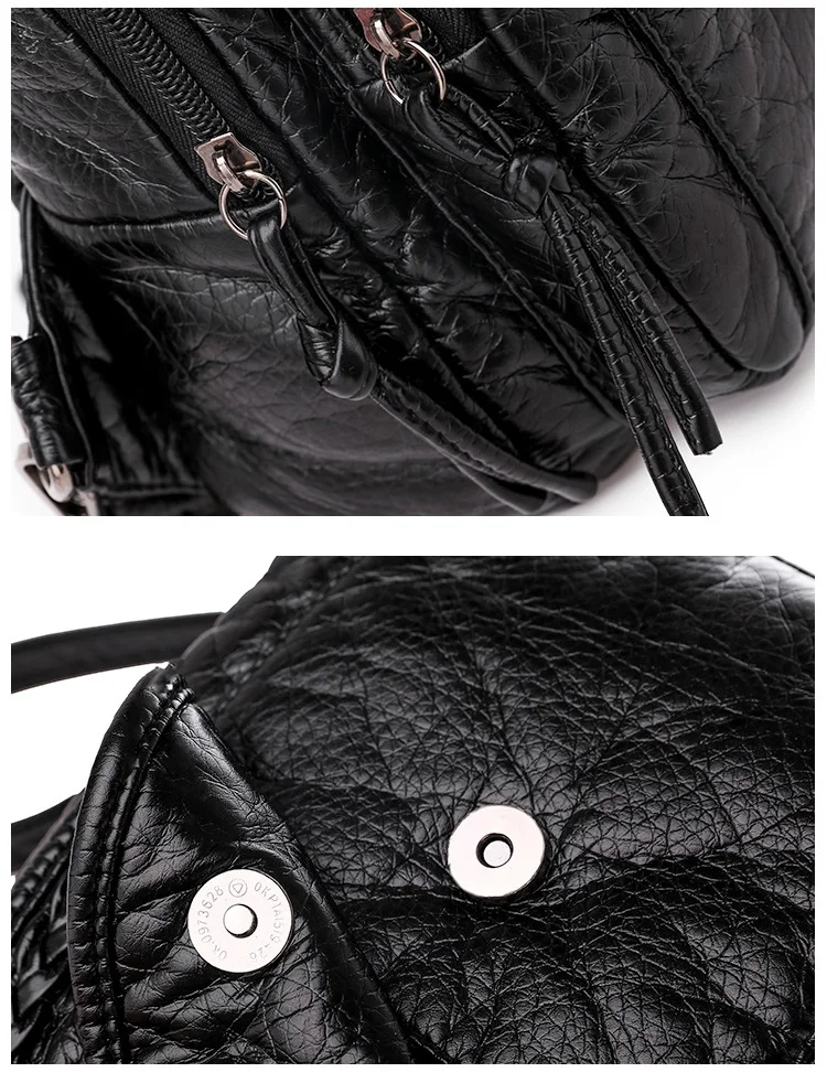 MJ женские кожаные рюкзаки для девочек маленькая Дорожная сумка на плечо женская мягкая кожаная сумка женский рюкзак с вышивкой