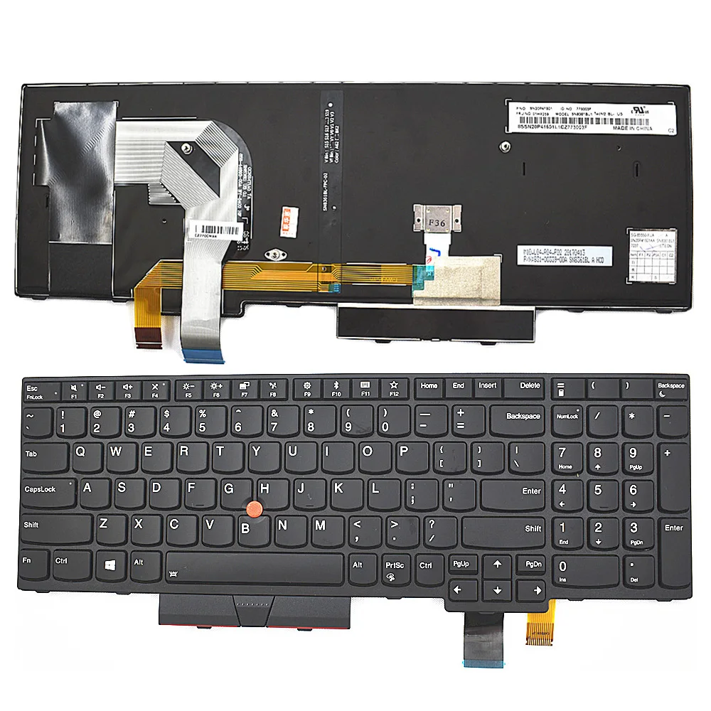 Клавиатура для IBM Lenovo T570 01ER541 с подсветкой | Компьютеры и офис