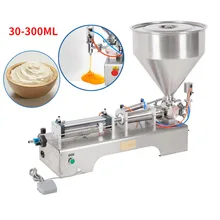 30-300ML Electric Pneumatic Single Head Paste Filling Machine Bee Toothpaste Sauce Skin Care Product Filling Machine