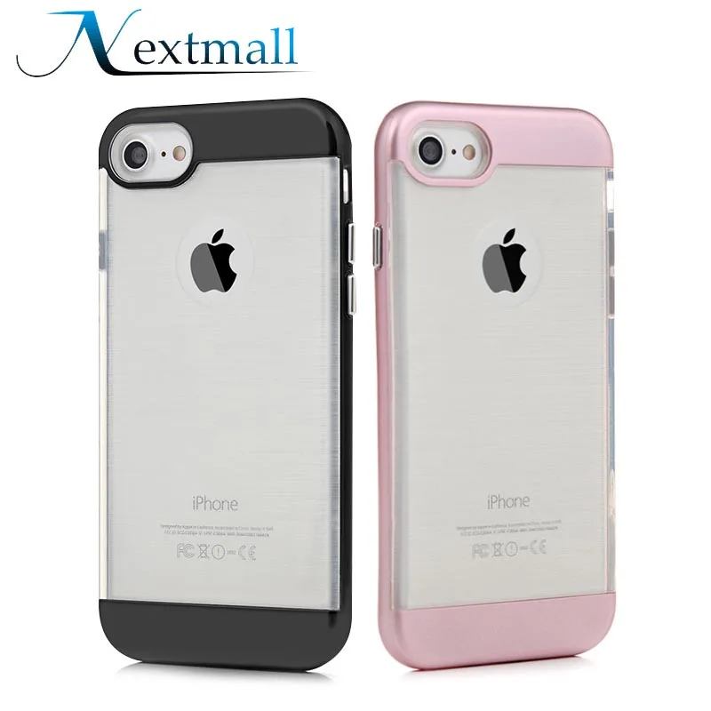 Nextmall Hybrid Armor Case For iPhone 7 / Plus Wire Printed Transprent TPU + PC Shockproof Silicone Luxury Back Cover T20 |