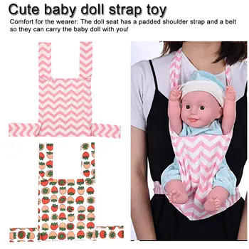 

Cute Baby Doll Carrier Sling Toy For Kids Children Front Back Carrier 2019 New Cartoon Animal Toddler
