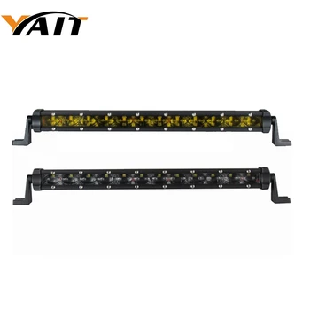 

26 Inch Thin Single Row Slim LED Light Bar 120W One Row Driving Light 6D Spot Led Work Light for Jeep, Cabin, Boat, SUV, Truck