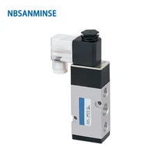 4M310 4M320 4M330G 3/8 тип коллектора Соленоидный клапан одиночный двойной катушки пневматический клапан Sanmin