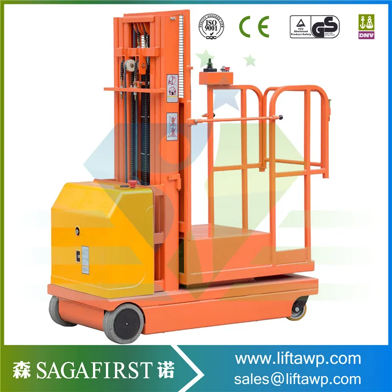 Self Propelled Automatic Electric Hydraulic Battery Aerial Picker Truck