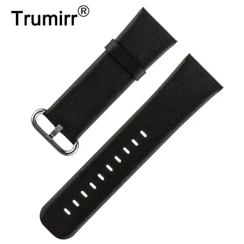 

22mm Genuine Leather Watch Band for Samsung Galaxy Gear 2 R380 Neo R381 Live R382 Smartwatch Strap Bracelet with Tool Spring Bar
