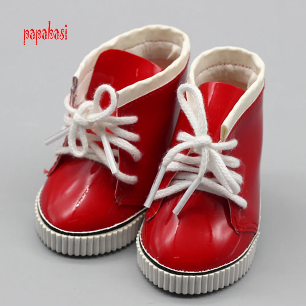 1PairRed Lovely Boots doll shoes For 1/3 18" inch 18inch girl dolls