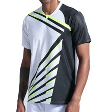 Женские и мужские рубашки для бадминтона, повседневные спортивные теннисные рубашки, мужские футболки для настольного тенниса, быстросохнущие спортивные футболки для фитнеса и тренировок