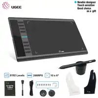 UGEE M708 Digital Graphics Tablet 10x6 inch Drawing Area Graphics Drawing tablet 8192 Pressure Better-free Stylus With Glove