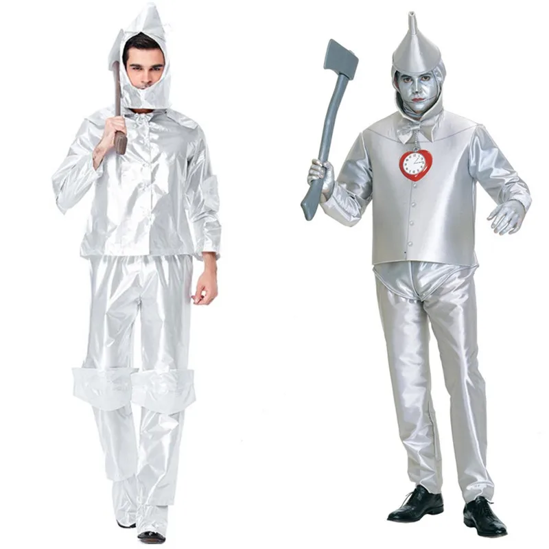 

Hot Cosplay Costume Tin Men Halloween Costume Stage Adult COS The Magician Wizard of Oz Costume