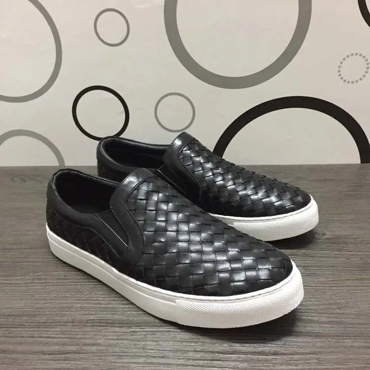 Antideslizante Moda 2018new Suela Gruesa Negro Cuero Arrastrando De Palabra Calidad Patrón Zapatillas Alta Una Genuino Hombre 6qUSH