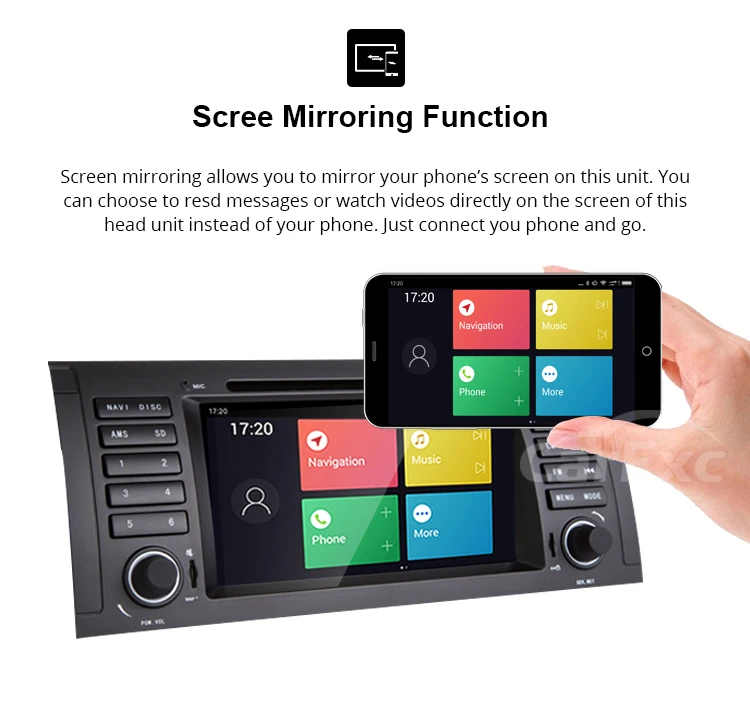 Clearance Android 9.0 Quad Core Car DVD Player GPS Navi Radio Stereo For BMW E39 1996-2003 E53 X5 With   Wifi BT 7