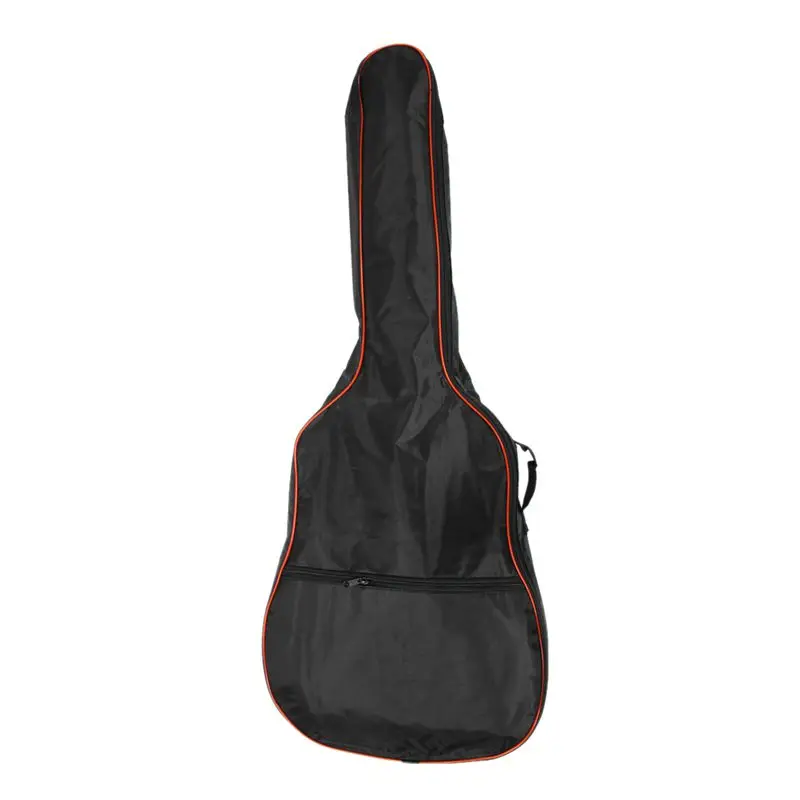 41 дюймов Классическая акустическая гитара задняя крышка чехол сумка 5 мм плечевые ремни - Цвет: Black