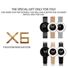 X6 Спорт Bluetooth Смарт-браслет Цвет Экран сердечного ритма крови Давление монитор Шагомер Браслет Фитнес кольцо на руку