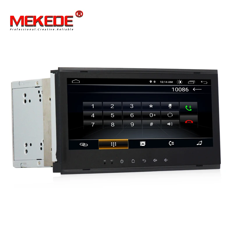 Excellent MEKEDE Android 8.1 8 .8inch Car DVD VW Touareg Multivan T5 (2002-2010) GPS 3G BT Radio RDS USB Steering wheel Canbus 5