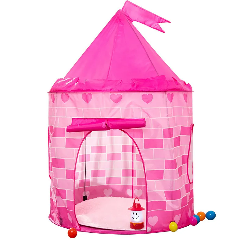 7 видов стилей, принцесса, принц, Игровая палатка, портативная складная палатка для детей, мальчиков, замок, игровой домик, Детская уличная игрушечная палатка