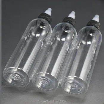 

600pcs New 120ml 4OZ Twist Cap Empty Plastic Transparent Tattoo Ink Clear Bottle Supplies Tattoo Pigment Ink Bottle