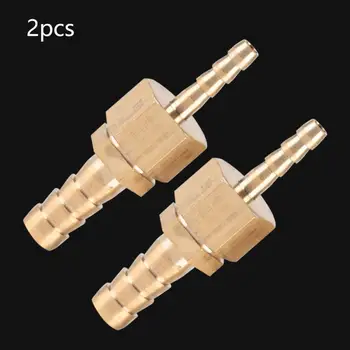 

Quick Couplings Pipe Connection 2pcs 4--10mm Brass Fitting Hose Barb Tail Reducer Reducing Plug Connector Brass